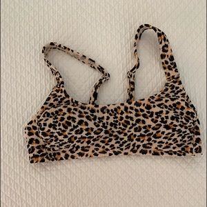 Cheetah print bikini top!